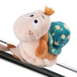 MagNICI magnetic plush toys snail blue, with sewn-in magnet in its body, approx. 10 cm