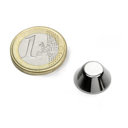 Cone magnet Ø 15/8 mm, height 6 mm