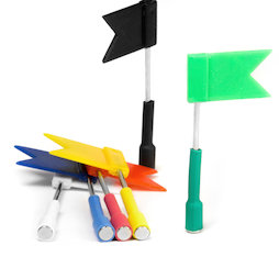 M-81, Flag magnets, for presenting and organising, assorted, set of 6