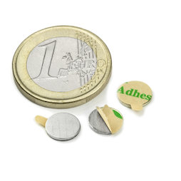 Disc magnet (self-adhesive) Ø 8 mm, height 0,75 mm