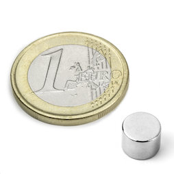 Disc magnet Ø 8 mm, height 6 mm