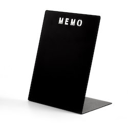MB-21, Memo board MEMO black, made of powder-coated metal